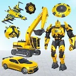 Cover Image of Télécharger Excavator Robot - Rescue Games  APK