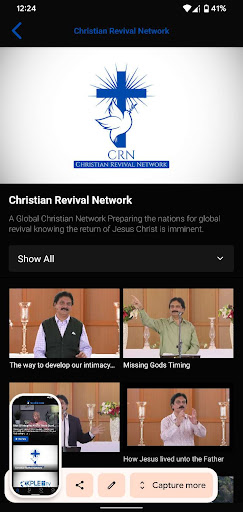 Christian Revival Network Screen 2