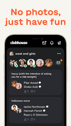 Clubhouse screenshot