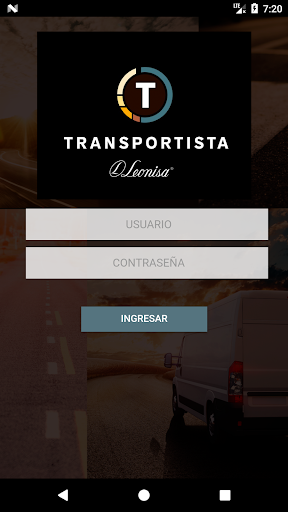 Android application Transportista Leonisa screenshort