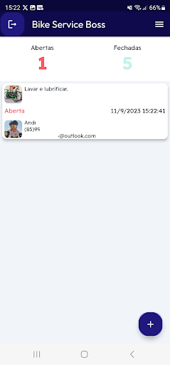 BikeService Boss Screen 2