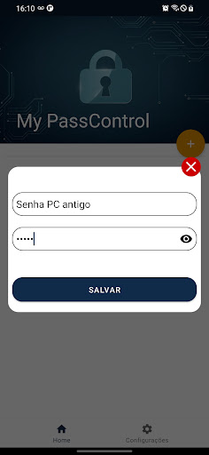 My PassControl Screen 2