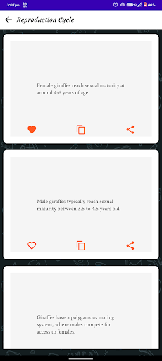 Facts About Giraffes Screen 3