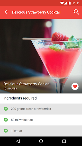 Screenshot of Russian food recipes