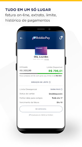 Cartão Roldão Pay Screen 2