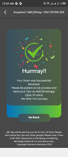 Android application Sure Bet Pay After Win screenshort
