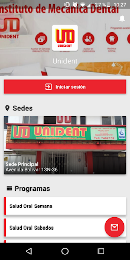 Android application Unident screenshort