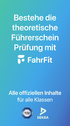 Android application FahrFit - Führerschein Theorie screenshort