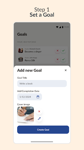 GoalBud Screen 2