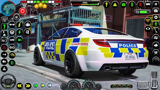 لعبة قيادة سيارة الشرطة الصعبة