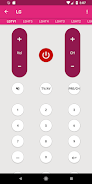 LG Universal Remote Screenshot