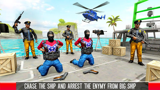 Police Boat Chase Games 4.5 screenshots 8