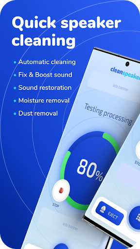 Android application Clean Speaker: Sound Cleaner screenshort