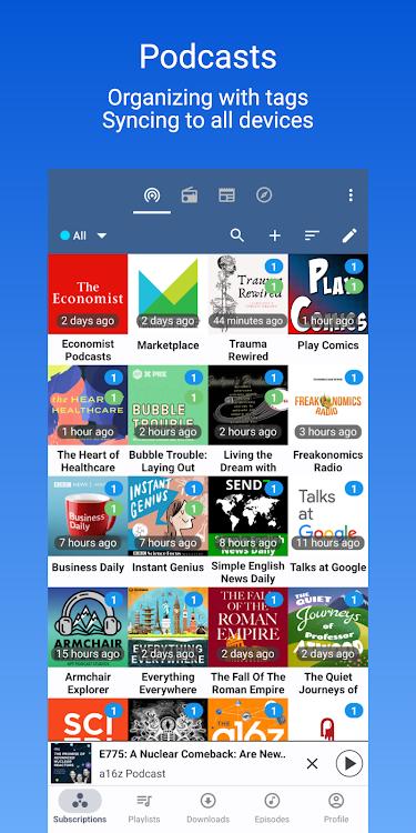 Podcast Republic - Podcast app - New - (Android)