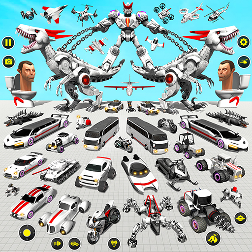 Dino Robot Car Game:Robot Game 3.1 Icon