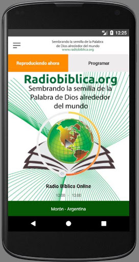 Android application Radio Bíblica Online screenshort