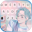 Cartoon Kpop Boy Keyboard Back