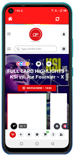 Android application OmniPresent Live screenshort