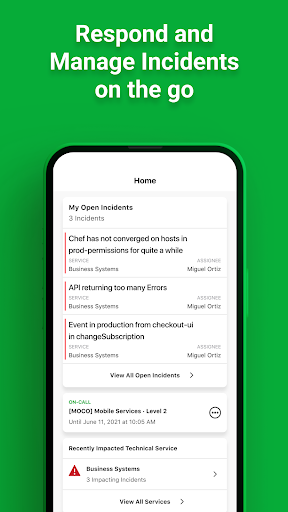 Android application PagerDuty screenshort