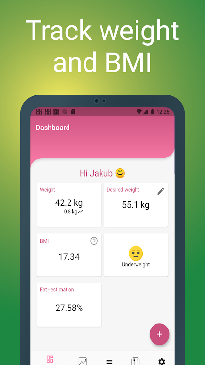 Your BMI, Weight loss tracker - 1.3.2 - (Android)