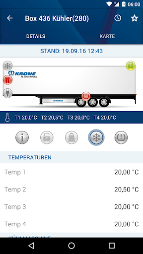 KRONE Telematics Screen 2