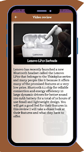 Lenovo LP19 Earbuds Guide