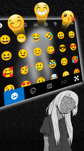 Faceless Girl Keyboard Backgro Screen 3