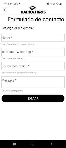 Radio Oleiros Screen 3