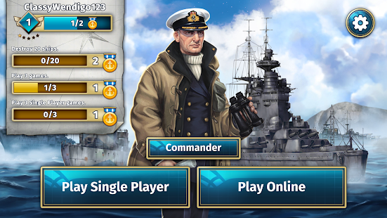 BATTLESHIP - Multiplayer Game Screenshot