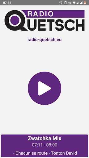 Android application Radio Quetsch screenshort