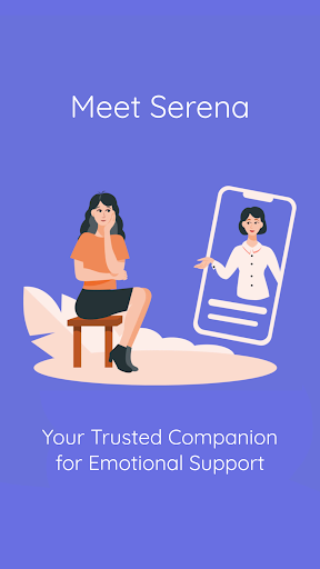 Android application Serena: AI Emotional Support screenshort