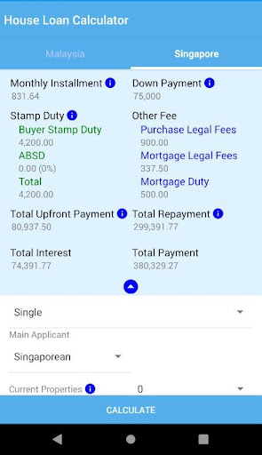 Housing Loan Calculator Malaysia Singapore By Kf Production Google Play Japan Searchman App Data Information