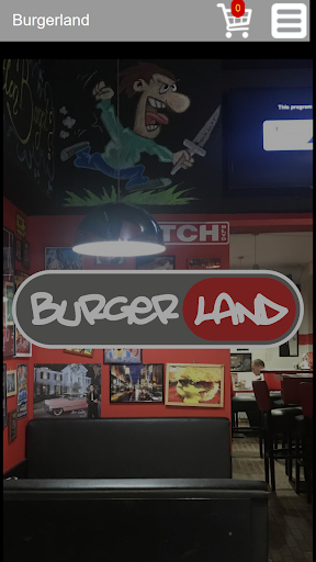 Android application Burgerland screenshort