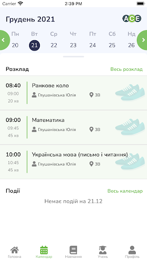 ACE School Screen 2