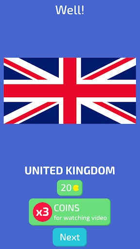 Flag Quiz! Screen 2