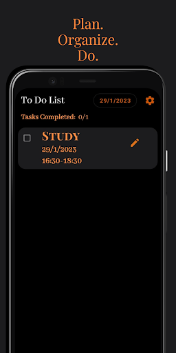 Android application To-Do List screenshort