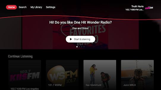 iHeartRadio for Android TV 3