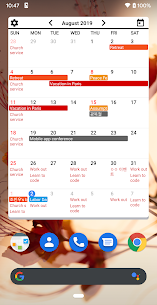 Calendar Widgets Premium Apk: Month Agenda calendar (Paid Features Unlocked) 4