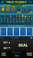 screenshot of Fruit Poker II