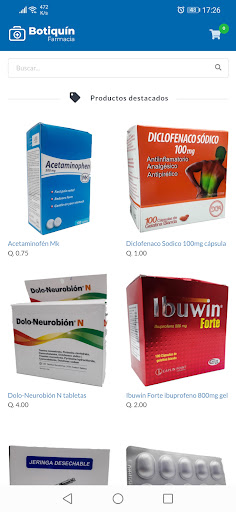 Android application Botiquín Farmacia screenshort