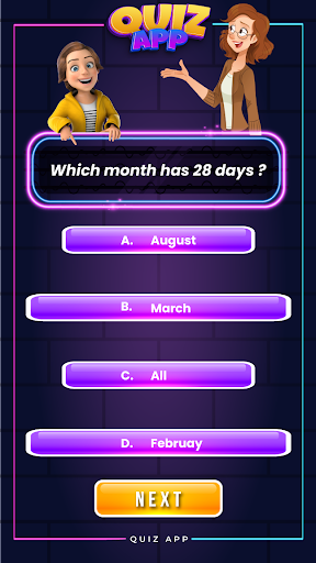 Quiz Master - Trivia Quizz Screen 3
