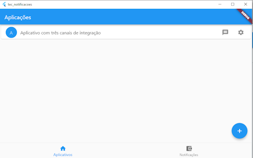 Android application Notificações para Aplicativos screenshort