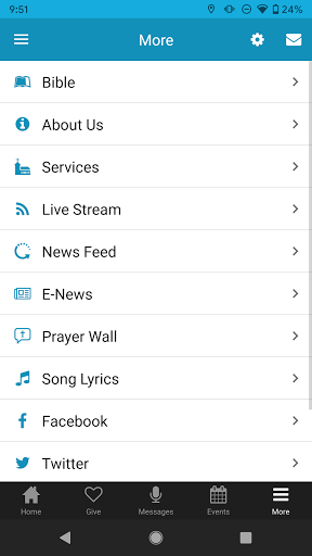 Oceanside Community Church App Screen 3