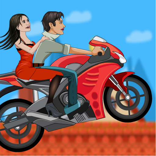 Moto Extreme Motorcycle Rider logo