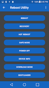 Reboot Utility Screenshot