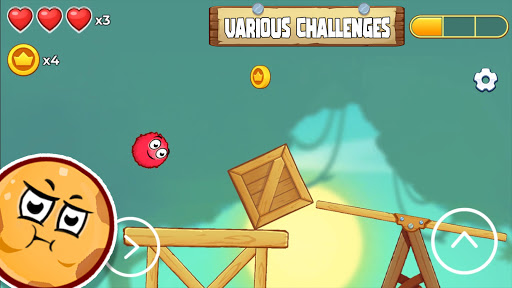 Roller Ball, Red Bounce Ball 5 Jump Ball Adventure