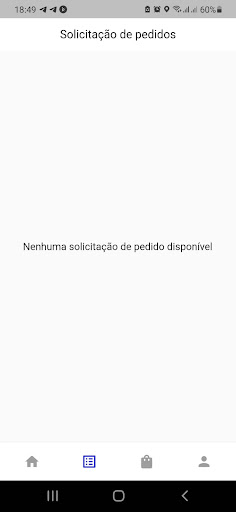 Android application MD: Entregador screenshort