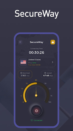 Android application SecureWay VPN screenshort