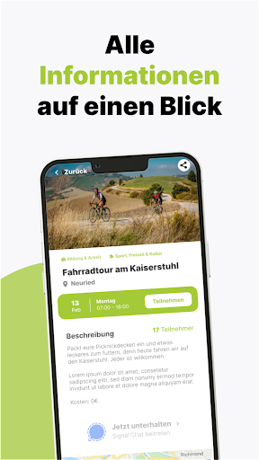 Android application conWir screenshort