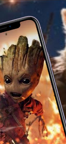 Screenshot 11 Groot Guardian Wallpaper 3D android